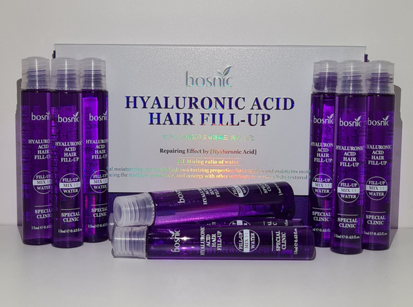 Bosnic Набор филлеров для волос с гиалуроновой кислотой Hyaluonic Acid ...