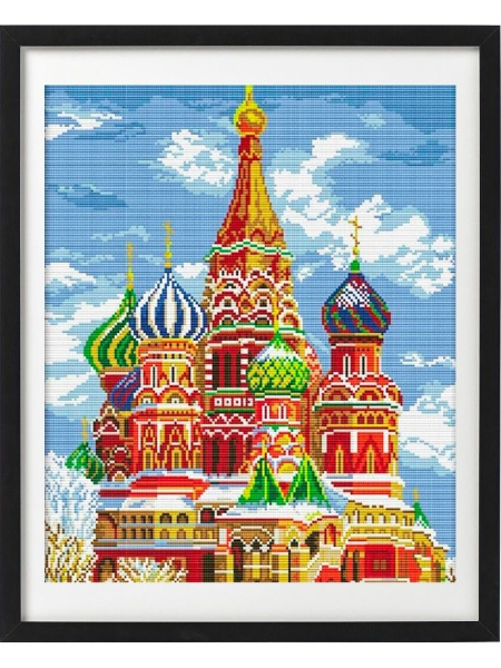 Вышивка крестом наборы "Кремль", 40х50см - купить с доставкой по ...