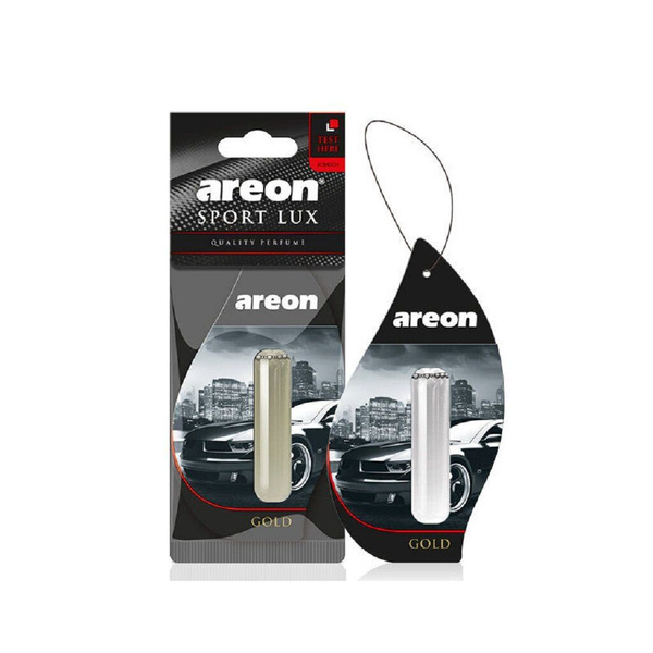 Ароматизатор в машину подвесной, гелевый, Areon, Liquid Lux Sport Gold ...