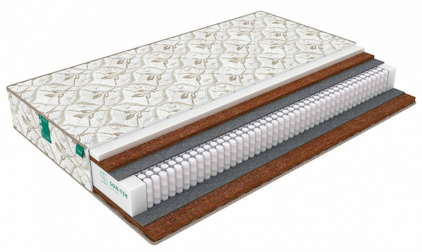 Матрас Sleeptek Perfect FoamStrong Cocos_210, Независимые пружины, 200 ...