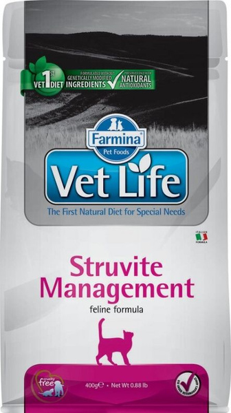 Farmina Vet Life Cat Struvite Management с курицей диетический сухой ...