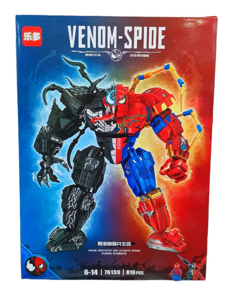 Конструктор Человек Паук - Веном. 816 деталей. Venom - Spide ...