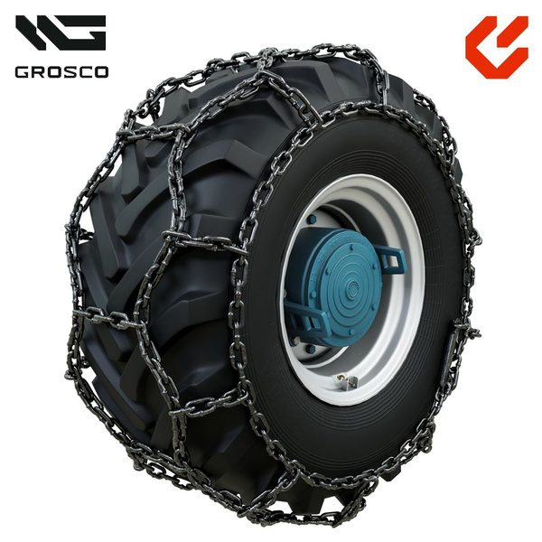 Цепи противоскольжения 7.50-15 GROSCO для сельхозтехники. Диаметр ...