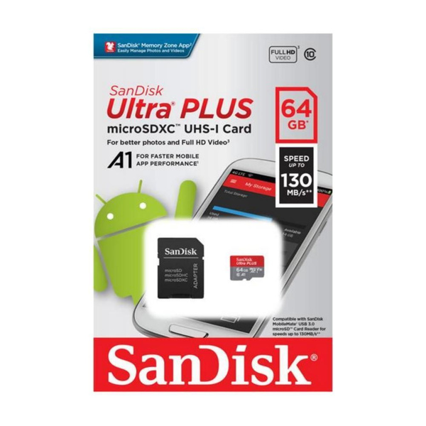 Карта памяти microsdxc 128 гб sandisk ultra sdsqua4 128g gn6mn