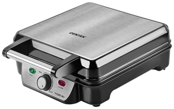 Вафельница Centek CT-1453 Вафли венские, черный, серебристый - купить ...