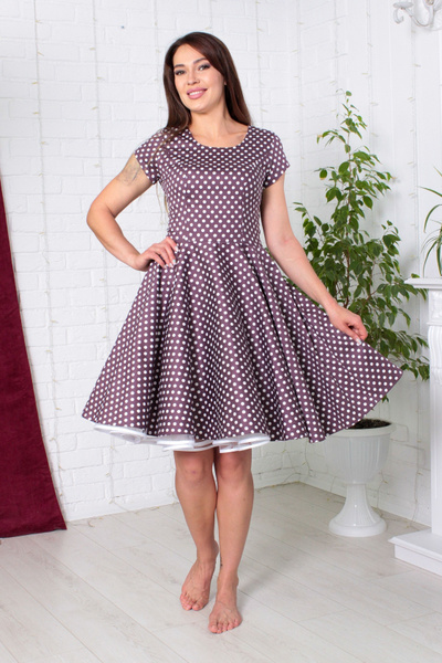 Ретро платье нарядное с пышной юбкой солнце в стиле Стиляг и ...