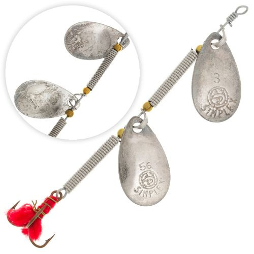 Cucchiaino rotante gold trout master la tournante gold