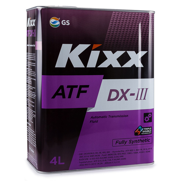 Масло трансмиссионное Kixx ATF DX-III 4л / Трансмиссионное масло Кикс .