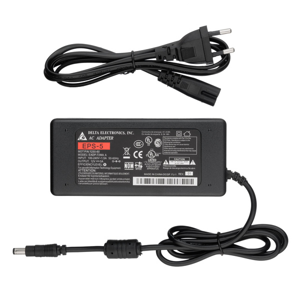 Блок питания для монитора 12V 5A (60W) штекер 5.5x2.5мм - купить с ...