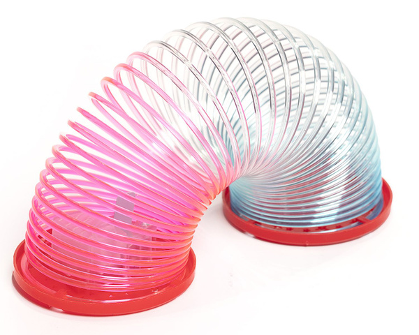 Игрушка - пружинка "Радуга" 5,5*5 cм (свет) - купить с доставкой по ...