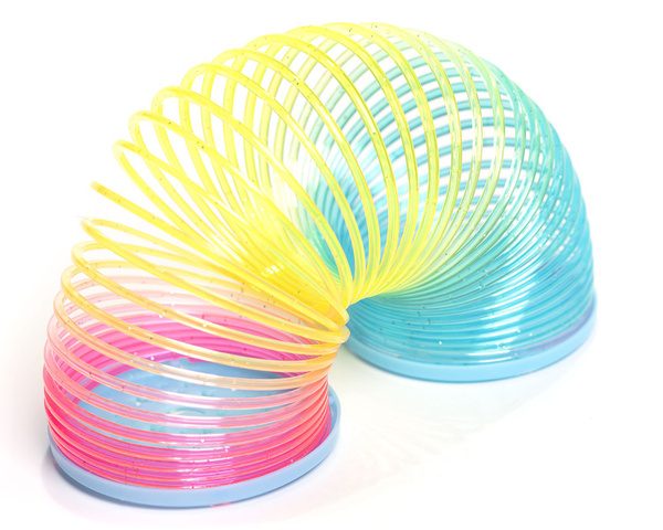 Игрушка - пружинка Радуга 5,5*6 cм светящаяся - купить с доставкой по ...