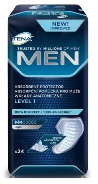 Мужские урологические прокладки Tena Men Level 1 / Тена Мен Уровень 1 ...