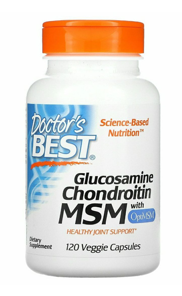 Doctors Best Glucosamine Chondroitin MSM with OptiMSM Глюкозамин ...
