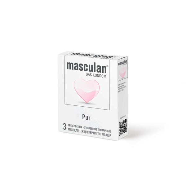 Презервативы утонченные прозрачные Pur Masculan/Маскулан 3шт - купить с ...