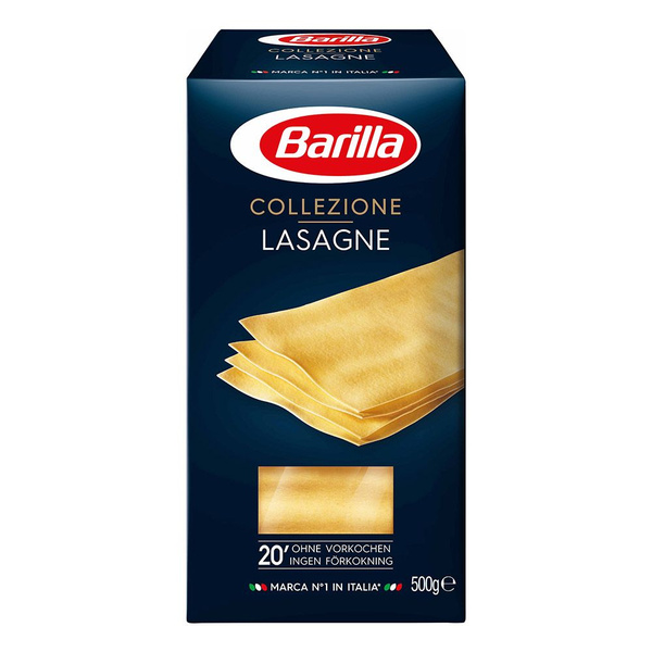 Макаронные изделия Barilla лазанья Lasagne, из твёрдых сортов пшеницы ...