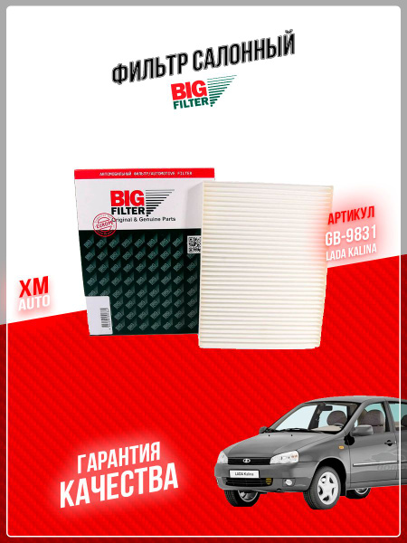 Фильтр салонный BIG FILTER GB-9831 - купить по выгодным ценам в ...
