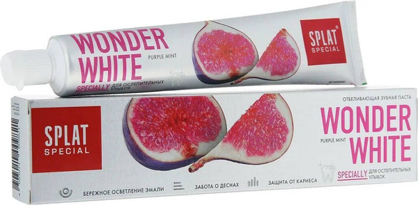 Сплат зубная паста спешл Wonderwhite вондервайт отбеливающая 75мл ...
