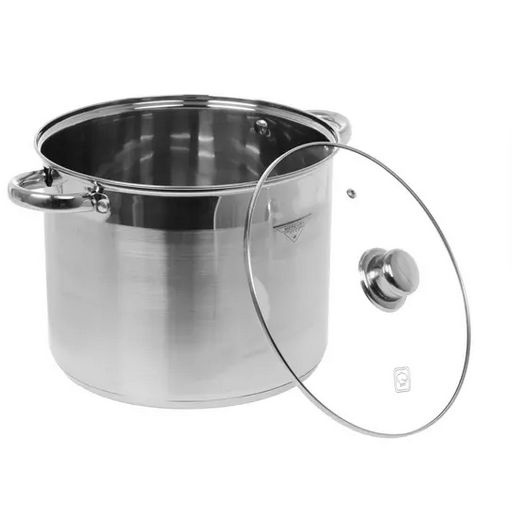 Кастрюля, Нержавеющая сталь, 11 л - купить по выгодной цене в интернет ...