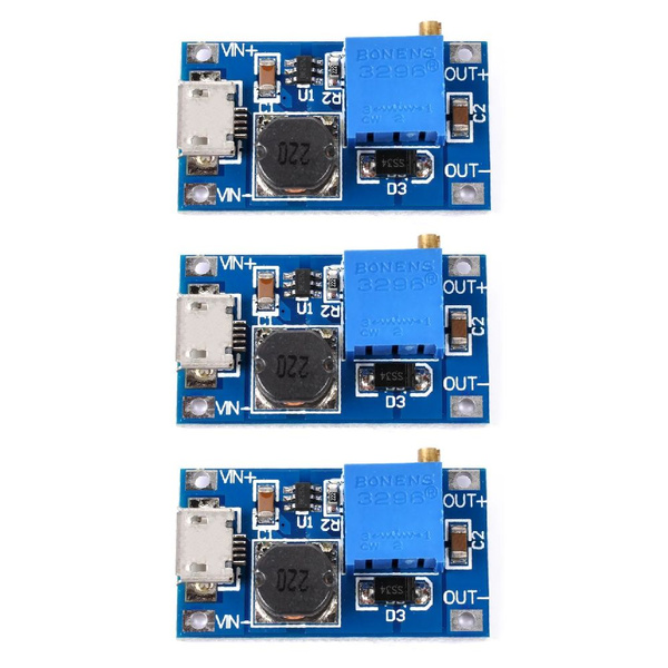 Повышающий преобразователь напряжения DC-DC MT3608 3 шт - купить с ...