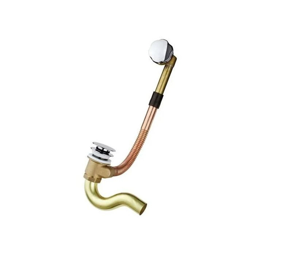 Сифон сливной для ванны латунная автоматическая TIM BAS0260B(A ...