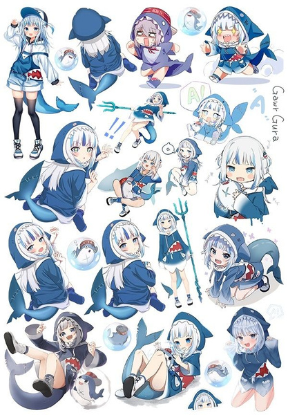 Gawr gura stickers telegram