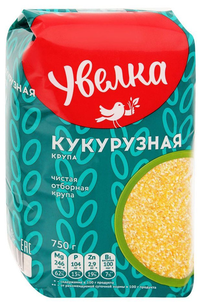 Крупа кукурузная Увелка, 750 г купить на OZON по низкой цене (869974547)