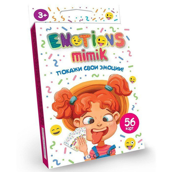 Игра Покажи свои эмоции Emotions Mimik, подарок - купить с доставкой по ...