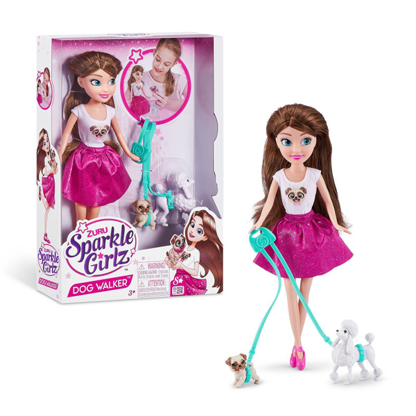 Игровой набор ZURU SPARKLE GIRLZ Прогулка с питомцем, кукла 27 см и ...