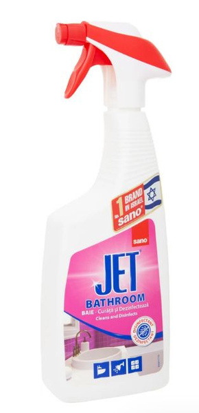 SANO Jet Универсальная пена для чистки ванной комнаты и акриловых ванн ...