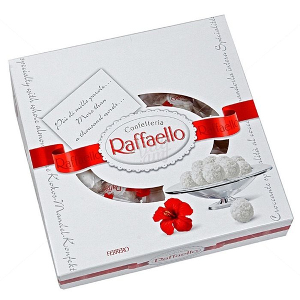 Raffaello Конфеты Ферреро, плоская, 240 г - купить с доставкой по ...