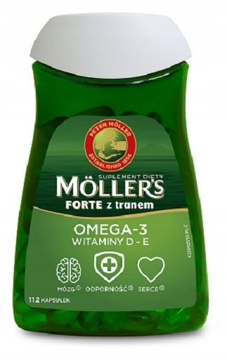Moller's forte Омега -3 112 капсул - купить с доставкой по выгодным ...