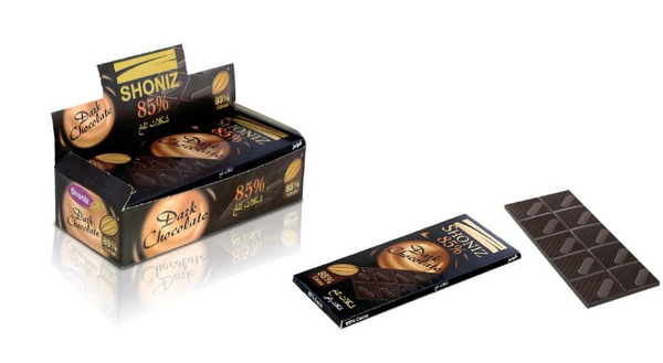 Шоколад горький 85% Dark Chocolate Shoniz - купить с доставкой по ...