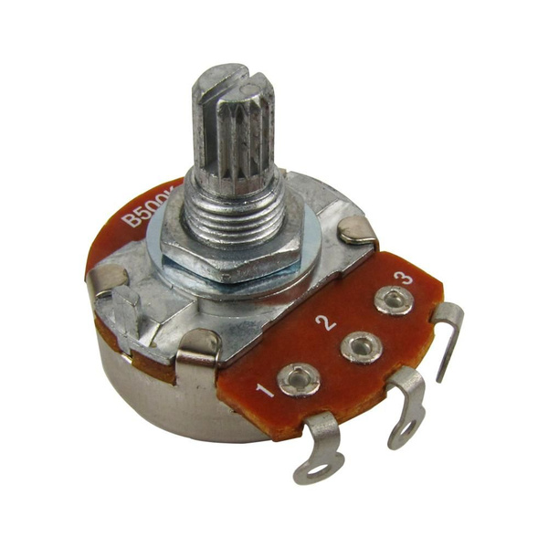 Потенциометр B500K (лин), 2шт, Musiclily - купить с доставкой по ...