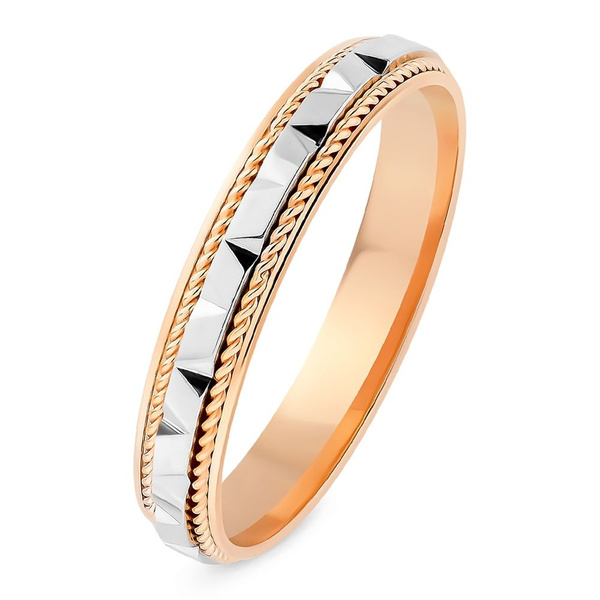585GOLD Кольцо Золото комбинированное 585 пробы - купить с доставкой по ...