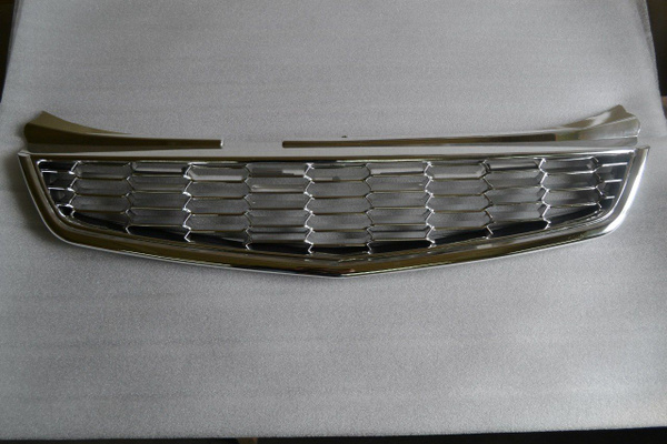 Решётка радиатора Приора 2 соты без значка хром - арт. рр приора соты ...