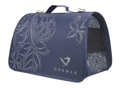 Сумка-переноска для животных Лира 3 DOGMAN 43х27х27 см синяя - купить с ...