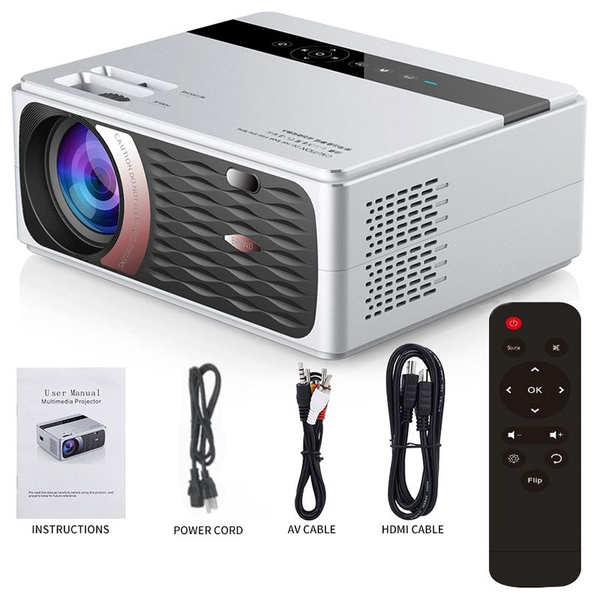 CP600 1280X720P Светодиодный проектор 8000 люмен Кинопроектор 720P US ...