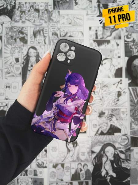 Чехол для iPhone 11 Pro игра "Геншин Импакт/Genshin Impact" (Баал, 03 ...