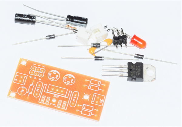 Линейный стабилизатор AC DC КР142ЕН5Б 6V 1A DIY Набор - купить с ...