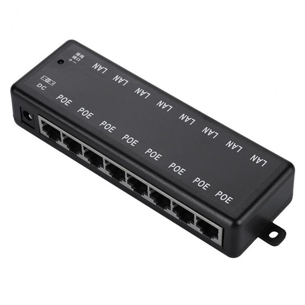 S9Инжектор POE, 8 портов, адаптер PoE, блок питания Ethernet совместим ...