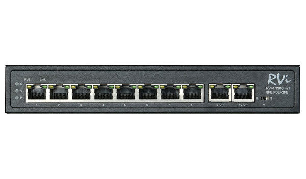 Коммутатор RVi RVi-1NS08F-2T - купить по выгодной цене в интернет ...