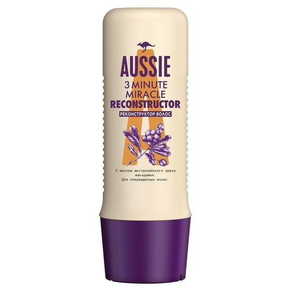 Масло для волос Aussie Реконструктор, 3 Minute Miracle, 250 мл купить ...