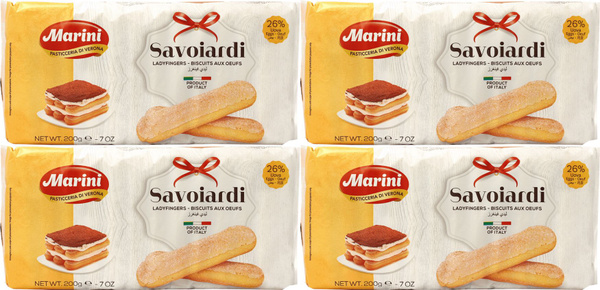 Печенье Marini Савоярди, комплект: 4 упаковки по 200 г - купить с ...