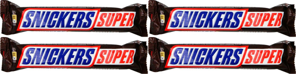 Батончик Snickers Супер, комплект: 4 упаковки по 80 г - купить с ...