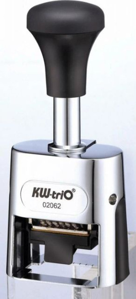 Нумератор Kw-Trio 02062 корпус металл штамп автоматический 6 разрядов .