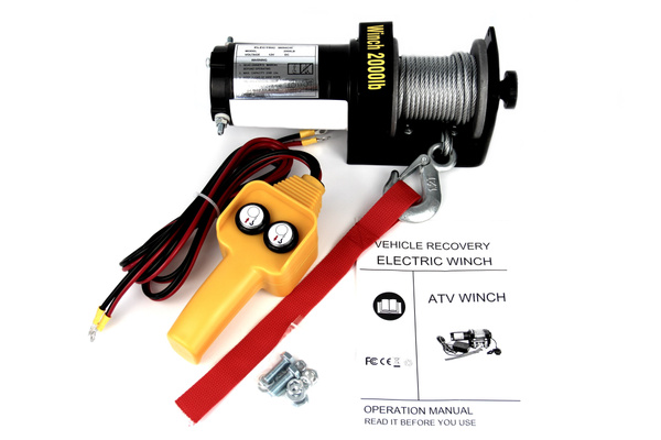 Лебедка автомобильная Electric Winch Лебедка, 0.9 т, Электродвигатель ...