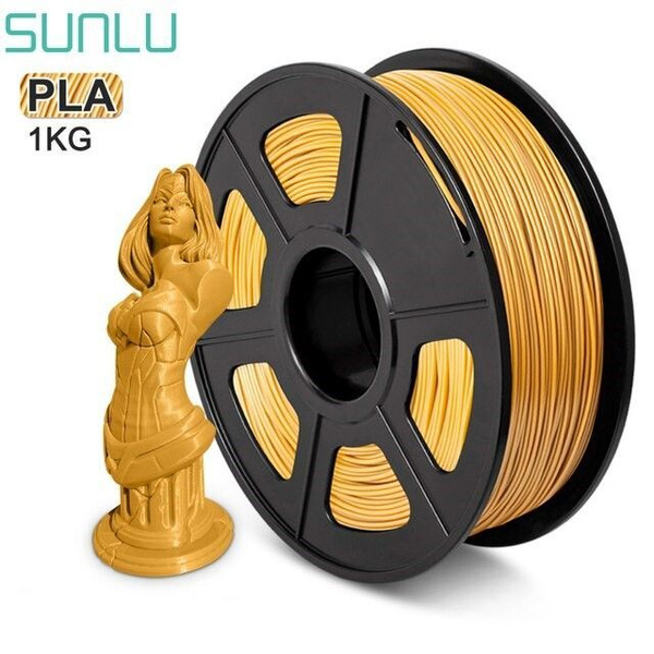 Пластик, Нить, Filament, Филамент для 3D-принтера SUNLU PLA Золотой ...
