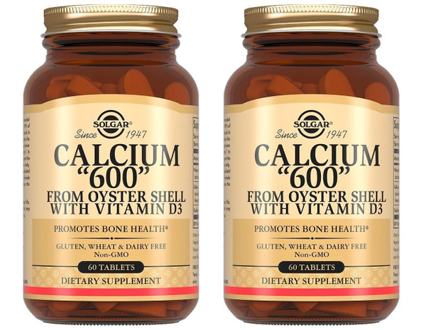 Solgar Calcium 600 (Солгар Кальций 600) БАД для костей из раковин ...