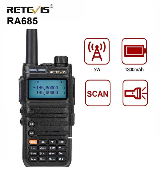 Радиостанция RETEVIS RA685 UHF VHF ==445, 128 каналов - купить по ...