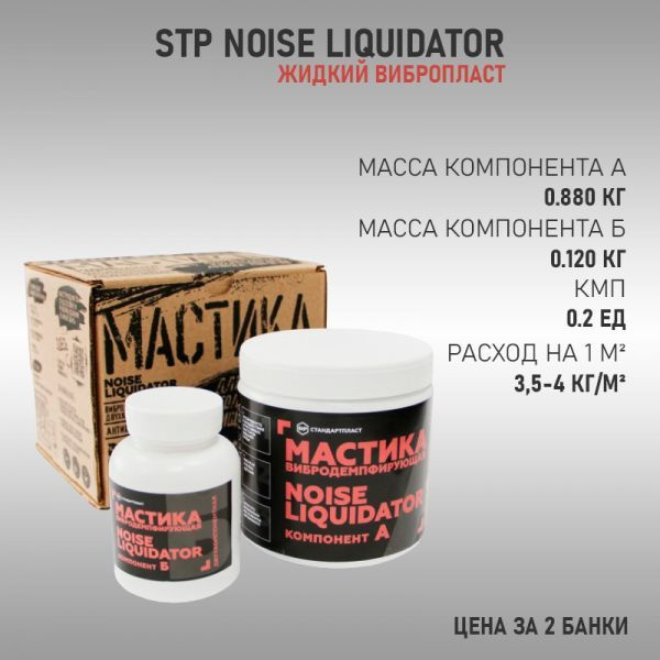 Мастика для войлочных локеров Noiseliquidator STP 500гр - купить по ...